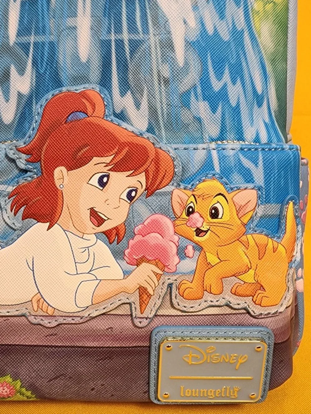 Loungefly Disney Oliver and Company Oliver and Jenny Ice Cream Mini Backpack NEW